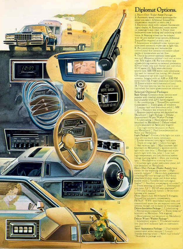 1979 Dodge Diplomat Brochure Page 10